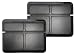 Tarkan Tough Rubberized Sleeve Hard Case with Magnetic Closure For Apple Macbook Air 13, Pro 13 Retina / Non Retina [13.3 inch, Charcoal Black] RS.999.00