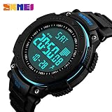 Man-hj Armbanduhr für Männer Mode Sport im Freien Elektronische Uhr Kalorien Mode 3D Schrittzähler elektronische Uhr für Herren Uhren