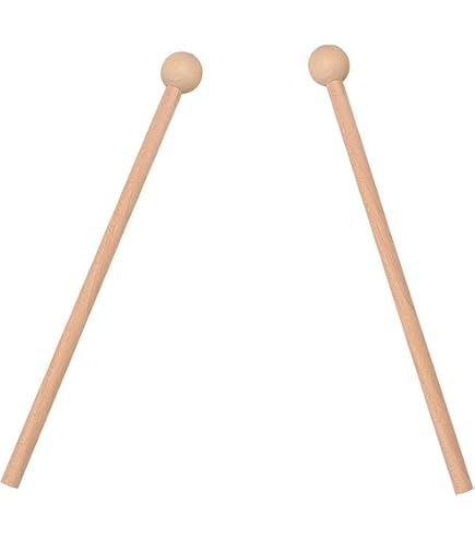 Keepdrum MST04 Schlägel-Paar Für Glockenspiel – 20 Cm Lang, Holzkopf 15 Mm