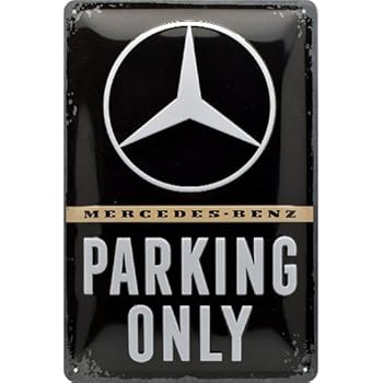Noone Brand Warnschild "Warning Ram Parking Only" - Metall 30x20cm
