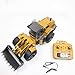 Produktbild WEIWEITOE-DE HUINA Spielzeug 1583 1/14 10CH Alloy RC Bulldozer Truck mit Frontlader Truck Engineering BAU Auto Fahrzeug Spielzeug RTR, braun,