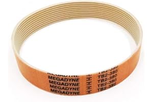 MCM SERVICE Courroie plate pour machine à affiner 20 x 380 10 nervures