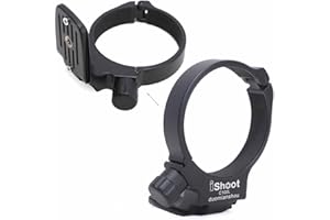 ISHOOT Metalowy pierścień do montażu na statywie D kołnierz obiektywu wspornik do Canon EF 100 mm f/2,8 L IS USM Macro