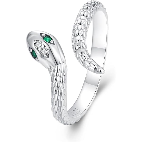 Zilveren Verstelbare Slang Ring 925 Sterling Zilver Vintage Open Maat Vinger Ring Voor Vrouwen Verklaring Bruiloft Sieraden Zilveren Verstelbare Slang Ring 925 Sterling Zilver Vintage Open Maat Vinger Ring Voor Vrouwen Verklaring Bruiloft Sieraden
