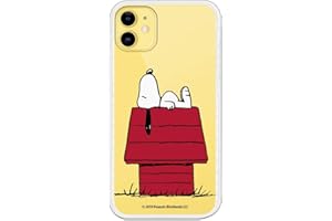 LA CASA DE LAS CARCASAS Custodia per iPhone 11 Ufficiale Snoopy Snoopy casa per proteggere il tuo cellulare. Custodia per Apple in silicone flessibile con licenza ufficiale Peanuts.