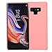 Produktbild Für Samsung Galaxy Note 9 Hülle , 2018 Ultra dünne Echte Silikon Leder Weiche Fall Abdeckung Case Cover für Samsung Galaxy Note 9 Geschenk (Rosa)