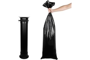 watchget Espresso Knock Box Garbage Bag Commercial Floor Standing Espresso Dump Bin Large Garbage Bags Coffee Shop Accessories 25Pcs