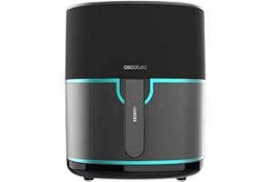 Cecotec Freidora de Aire sin Aceite de 6.5L Cecofry Fantastik Inox 6500, 1700W, Tecnología PerfectCook, 12 modos de Cocinado, Táctil, Temperatura Regulable 80-200ºC, Cocina hasta 60 min, 6L