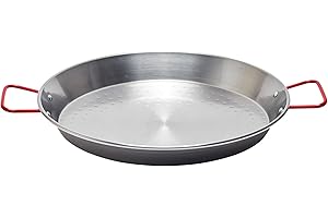 GARCIMA La Ideal 2897400 Paellera in Ferro Spazzolato, Diametro 34 cm