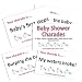 Baby Shower Games 4 Pack, (Pink - 20 players)