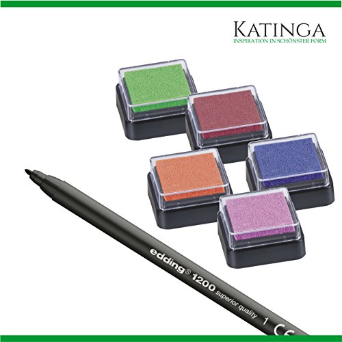 Personalisierte Leinwand zur Hochzeit – Motiv AUTO (rot) – als Gästebuch für Fingerabdrücke (40x50cm, inkl. Stift + Stempelkissen) (rot) - 2