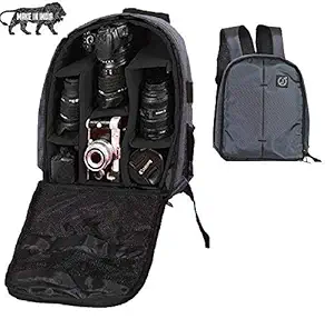 Brain Freezer J Lightweight Camera Backpack Bag for DSLR/SLR Camera Lens (Dark Grey)