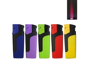 BULENTINI Sturmfeuerzeug MOSA Turbo Feuerzeug 5 Farben Jet Flame Torch Gas Lighter (1x (5 Feuerzeuge))
