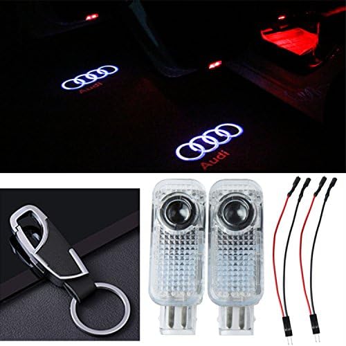 Eovvio 2 Pieces Car Door Lights LED 3D Car Ghost Shadow Light Entry Welcome Projector Lamp Logo Light