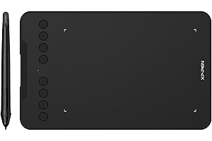 XP-PEN XPPen Deco mini7 V2 Graphics Drawing Tablet with with 7" Working Area, 16,384 Pen Pressure Levels, Supports Windows, Mac and Android