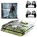 Produktbild THTB Playstation 4 + 2 Controller Aufkleber Schutzfolie Set - Battlefield 5 (6) /PS4