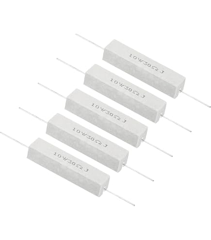 PATIKIL 5W Kohleschichtwiderstand 0,22Ω - 10 Stück Axial Widerstände 5% Toleranz