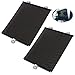 Produktbild SDJIEN 2 PCS Universal Einziehbare Auto Fahrzeug VorhäNge Front-End Automatisch Versenkbare Sonnenblende - 40x60cm