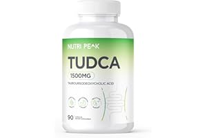 NUTRI PEAK Max Strength TUDCA | 1500MG | 90 Capsules | Liver Detox & Repair | Promotes Healthy Bile Production, Improves Digestion & Strengthens Immune System
