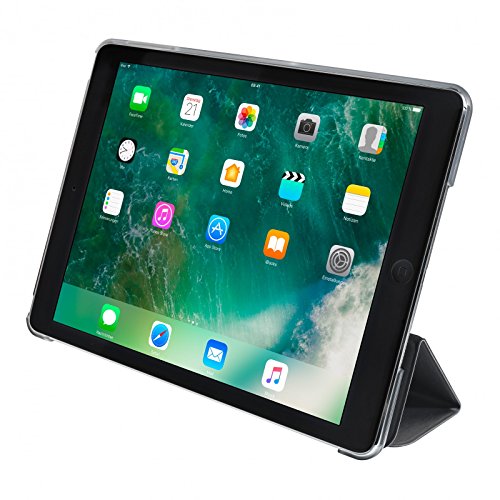 Artwizz SmartJacket H  lle f  r iPad 9 7 Zoll  2017  2018  - Schutzh  lle mit Front-Cover   R  ckseiten-Clip mit edler Metall-Optik   Soft-Touch-Besch