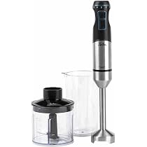 Batidora De Mano Profesional JATA 1500W - Cuchillas De Acero Inoxidable, Velocidad Regulable Y Turbo, Pie Antiarañazos