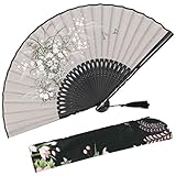 ☞ Vollständig handgefertigt, aus Seide und Bambus.