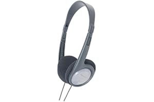 ‎PANASONIC Panasonic Rp-Ht090E RP-HT090E-H Słuchawki Nauszne, Szary, 3.5 mm