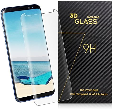Samsung Galaxy S8 Plus Screen Protector - SURWELL S8 Plus Tempered Glass Screen Protector Case Friendly 2.0