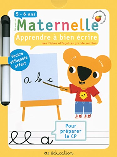 Download Apprendre à bien écrire : Mes fiches effaçables grande section