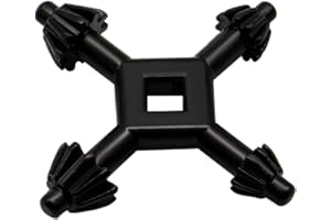 Bohrfutter Schlüssel, CHSEROK 4 in 1 Bohrfutterschlüssel, Schwarz Zahnkranzbohrfutter Schlüssel, Kann für die Meisten Handbohrmaschinen Verwendet Werden