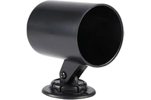 LKRXW 52mm Soporte para Medidor 1 Agujero Soporte de Montaje Medidor Caja Indicador Tablero Instrumento Cápsula Portamedidores Medidores Cubierta Monohueco Cubremédidor