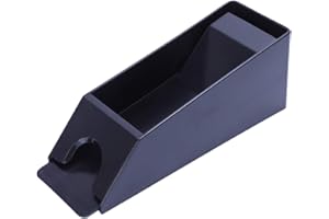 Graootoly Professional Deluxetexas Hold' Baccarat Poker Dealer Poker Card Shoe 1-6 Optionally Deputy(Black)