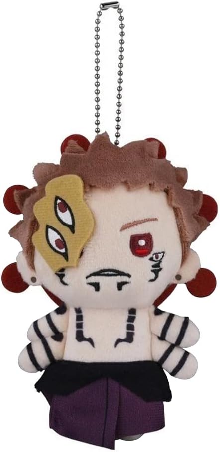 Xinchangda JJK Gojo Satoru Plush Figures Keychain Anime Itadori Yuji Stuffed Animal Pillow Backpack Pendant Sofa Cushion Decoration Gifts 12CM