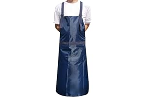 Kelendle Trimmer Safety Chaps with Pocket, Adjustable Straps Waterproof Weed Apron for Grass Trimmer Garden Work Apron Bib