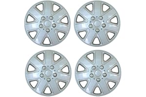UKB4C Set of 4 14" Silver Wheel Trims/Hub Caps fits Peugeot 106 107 206 207