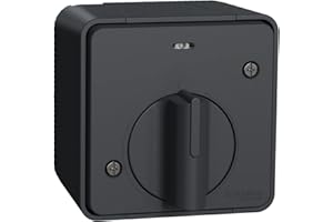 SCHNEIDER ELECTRIC Mureva Styl – wyłącznik czasowy LED – natynkowy – IP55 – IK08 – szary