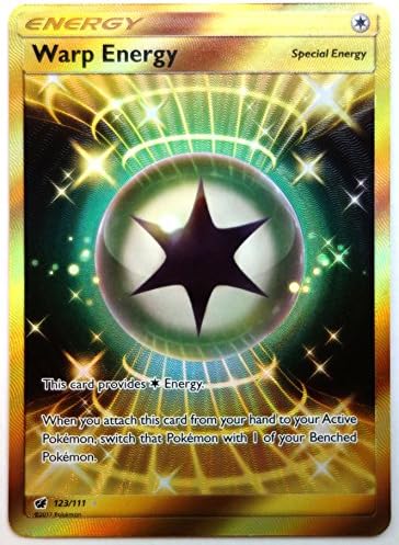 Pokemon - Crimson Invasion - Warp Energy 123/111, Secret rare, New, Mint