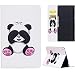 Produktbild KingSang iPad Pro 9.7" Lederhülle, Kunstleder Klapphülle Schutzhülle Leder Tasche Euti Hülle für Apple iPad Pro 9.7" 2016 Brieftasche Leather Case Cover mit Standfunktion - Panda
