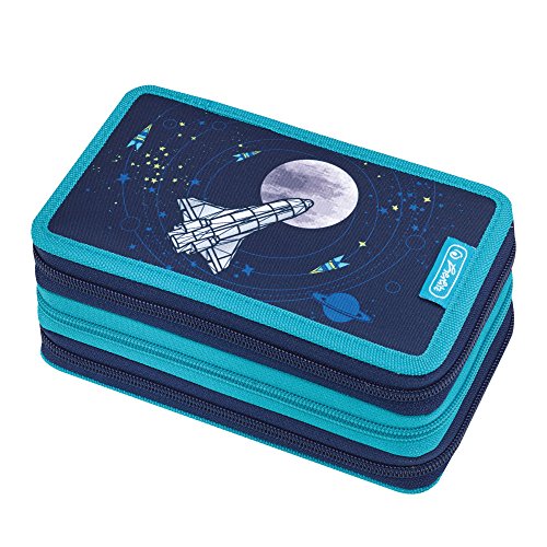 Preisvergleich Produktbild Herlitz Triple Etui 31 teilig Federmäppchen, 19 cm, Space