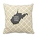Produktbild Personalized 18X18 Inch Square Cotton Pillowcases Home Sweet Home West Virginia Pillow Covers