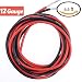 Produktbild TILY 12 Gauge Silikon Draht 6,6 Füße [3,3 ft Schwarz und 3,3 ft Rot] High Temperature Resistant Weich und flexibel 12 AWG Silikon Draht