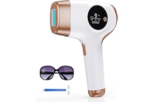 PRETTIVO 3 In 1 IPL Geräte Haarentfernung Laser mit 3 Erweiterte Funktionen-HR/SC/RA und 9 Energiestufen, Laser Haarentfernungsgerät für Frauen und Männer, Gesicht, Achseln, Beine, Körper