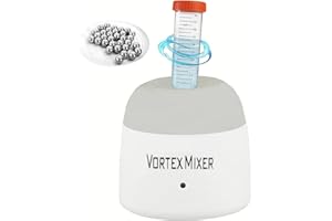 Magicrose 5200rpm mini Vortex Mixer paint shaker,Lab Vortex Shaker with Touch Function for Nail Polish,Eyelash shaker,Tattoo Ink,Glue Adhesives and Test Tubes (Grey)