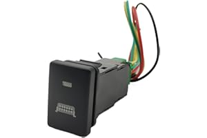 LAIYN Auto Orange LED Licht Musik Licht Bar Rückspiegel Klapp Scheinwerfer Auto Schalter Kompatibel Mit Suzuki Jimny 2019 2020 2021(Light Bar)