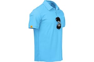 JACKETOWN Poloshirts Herren Kurzarm Atmungsaktives Schnelltrocknend Poloshirts Männer Sommer Knopfleiste T-Shirts Männer Casual Sport Shirt Basic Regular Fit Golf Polohemd