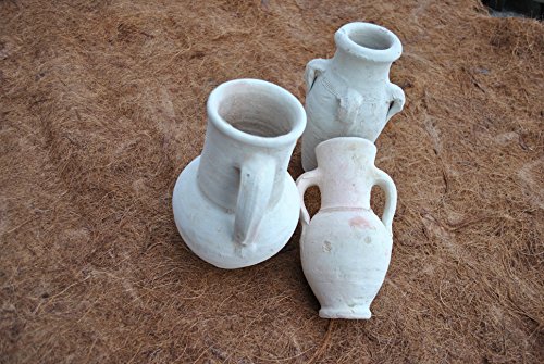 Amphoren,3er Set,Handarbeit,ca.20 cm hoch,Tunesien,rustikal, Landhausstil - 2