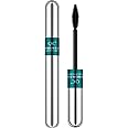 FEXPDL Mascara Black Waterproof, 2 in 1 Thrive Mascara 4D Silk Fiber Lash Mascara, Extra Long Thick & Voluminous Lash Mascara No clumping Waterproof No Toxic Mascara for Long-Lasting Beauty Charming