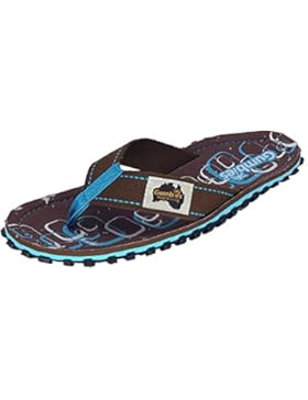 Gumbies Damen Zehentrenner - Rosa/Blau Schuhe in Übergrößen