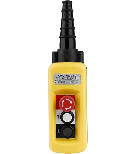 Controller Paranco A Pulsante Ailao - Interruttore Pensile Con Emergenza Per Gru A Catena - Foto 8