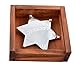 Produktbild Denix Sheriffstern aus Metall versilbert Badge Sheriff Stern Cowboy Western